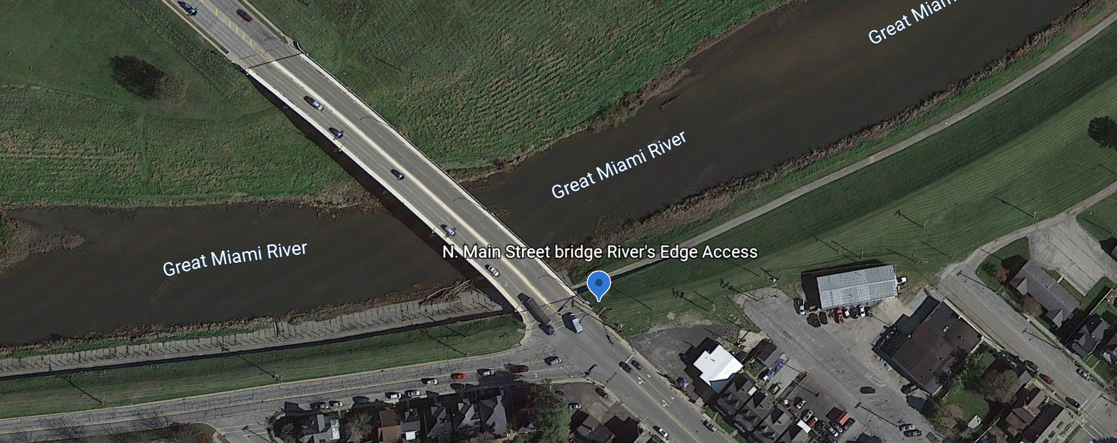 River Access at N. Main Street Bridge- GM River Mile 114.5