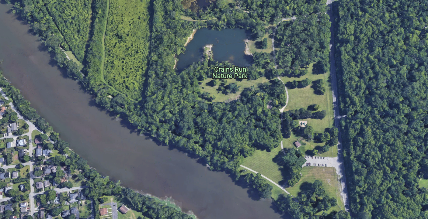 River Access at Crains Run Park- GM River Mile 62.0