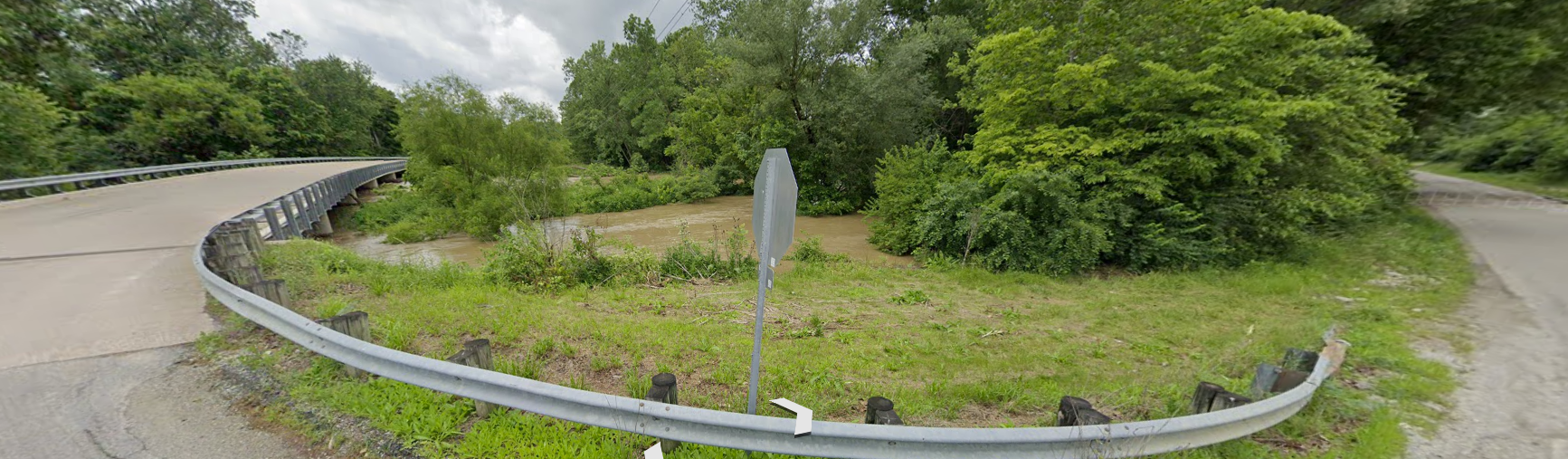 River Access at East Lockington Road Bridge- GM River Mile 120.4